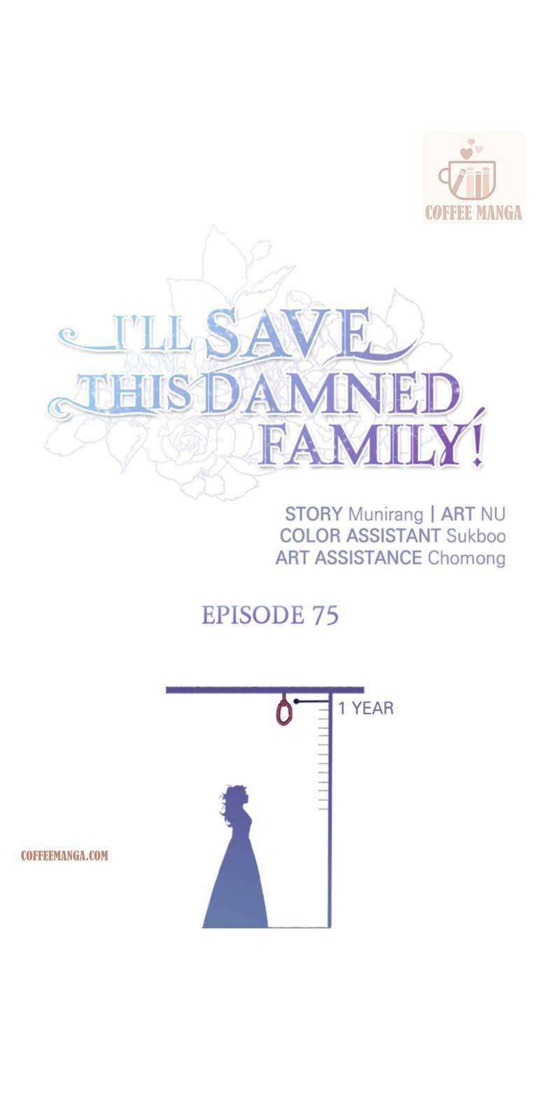 I'll Save This Damned Family! Chapter 75 page 1