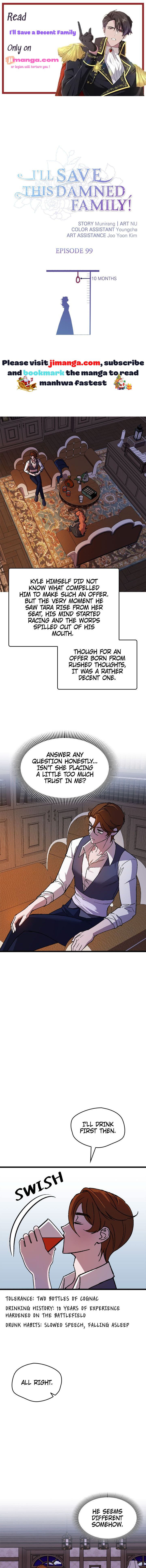 I'll Save This Damned Family! Chapter 99 page 1