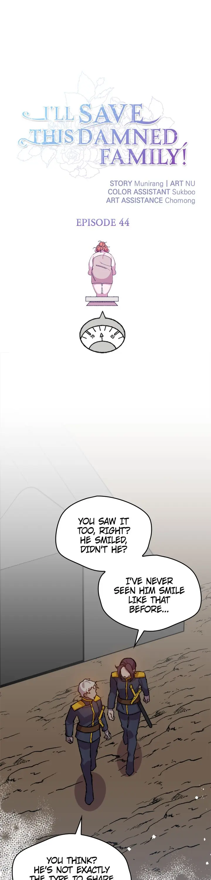 I'll Save This Damned Family! Chapter 44 page 1