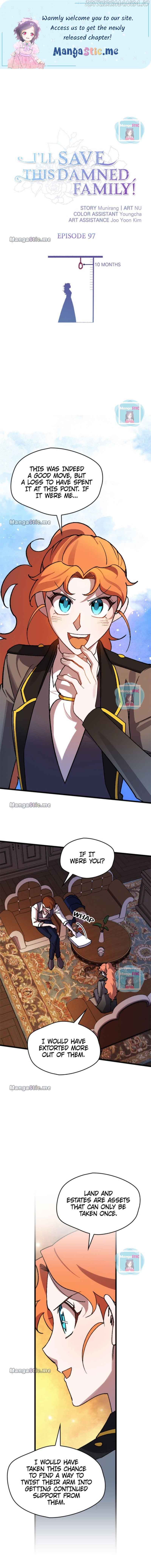 I'll Save This Damned Family! Chapter 97 page 1