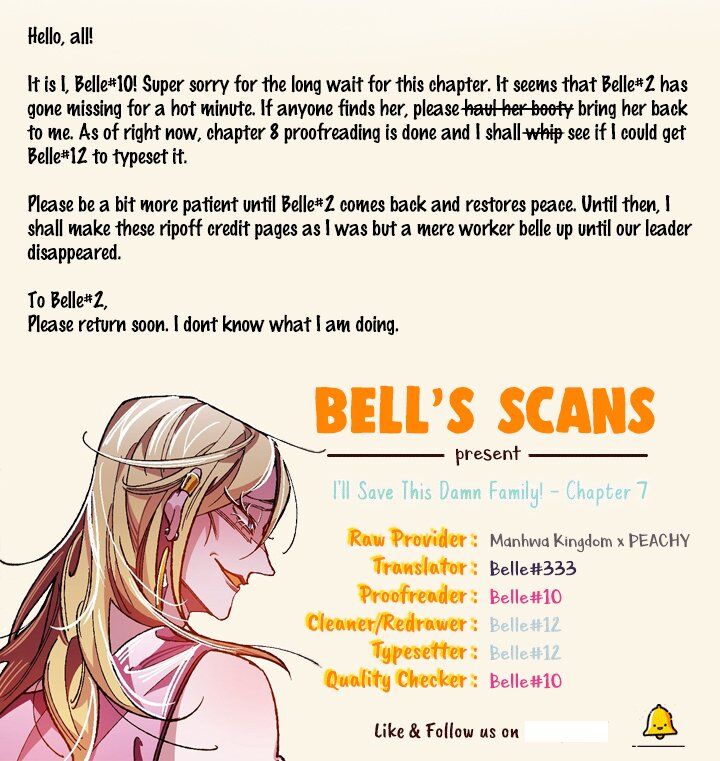 I'll Save This Damned Family! Chapter 7 page 22