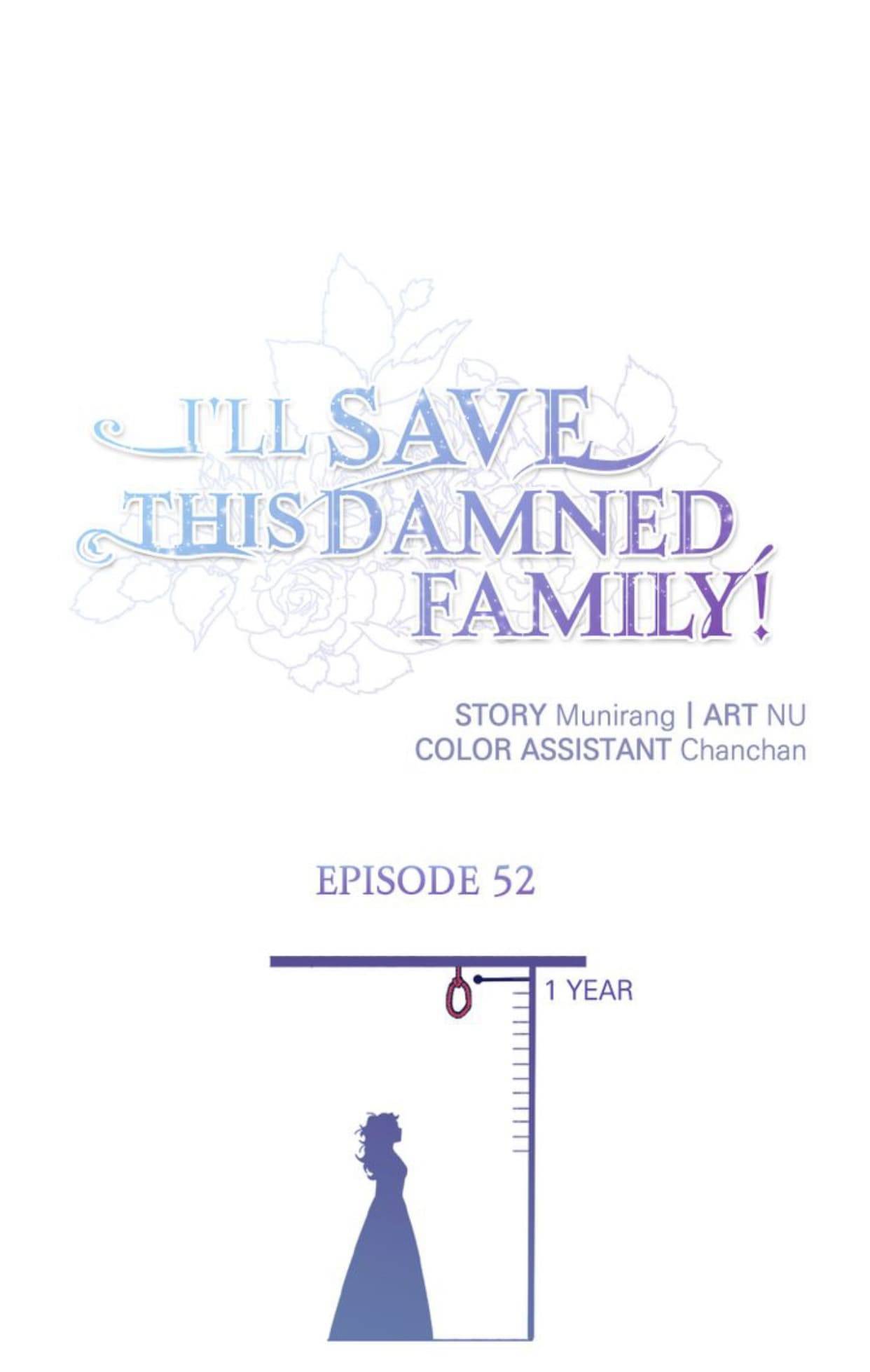 I'll Save This Damned Family! Chapter 52.1 page 1