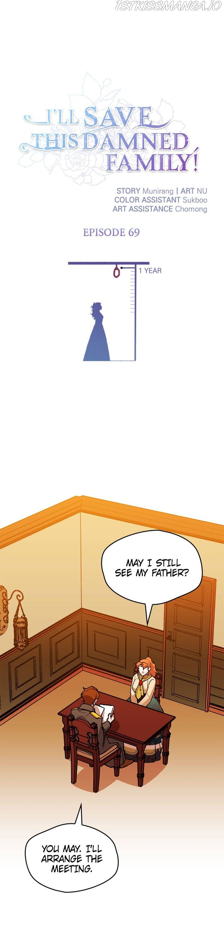 I'll Save This Damned Family! Chapter 69 page 1