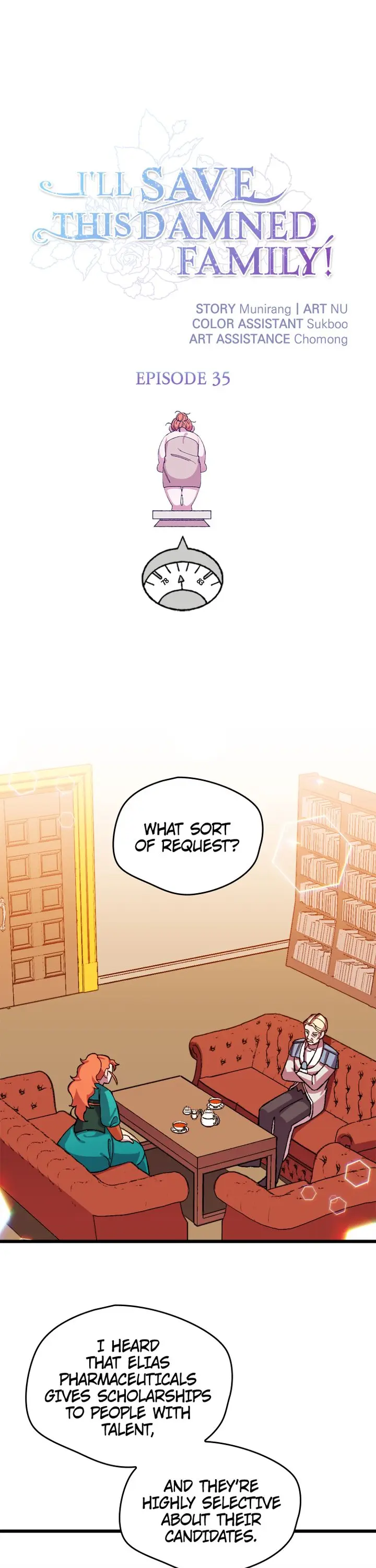 I'll Save This Damned Family! Chapter 35 page 1