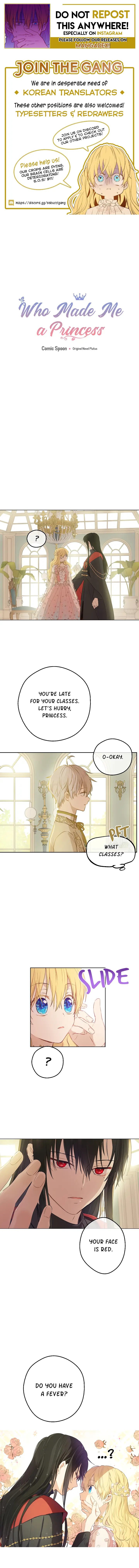 Who Made Me a Princess? Chapter 75 page 1
