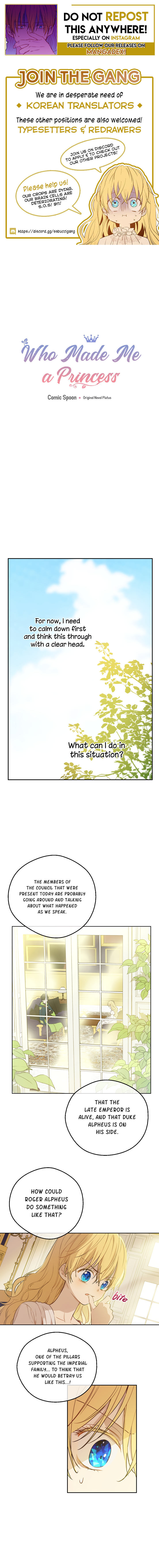 Who Made Me a Princess? Chapter 90 page 1