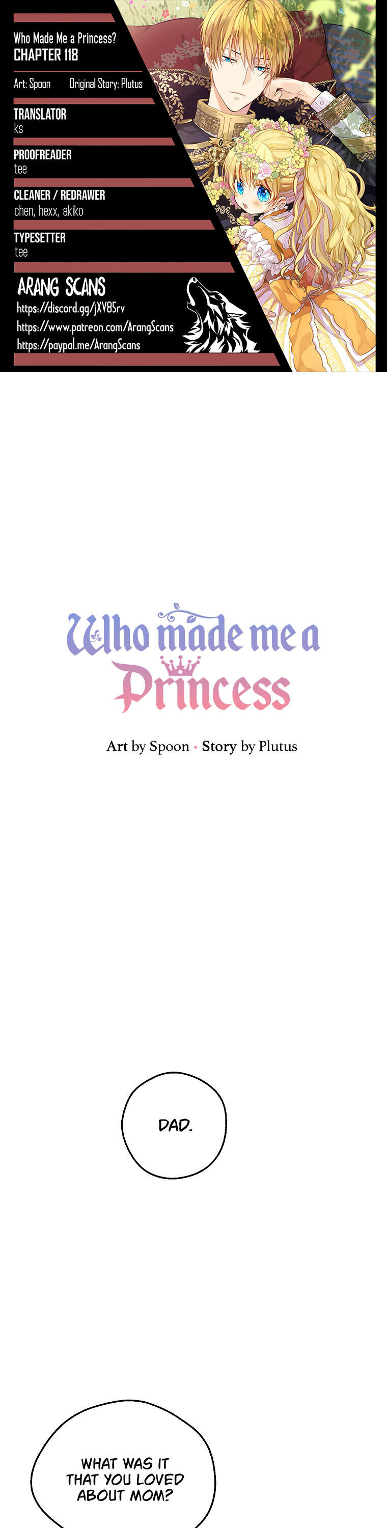 Who Made Me a Princess? Chapter 118 page 1