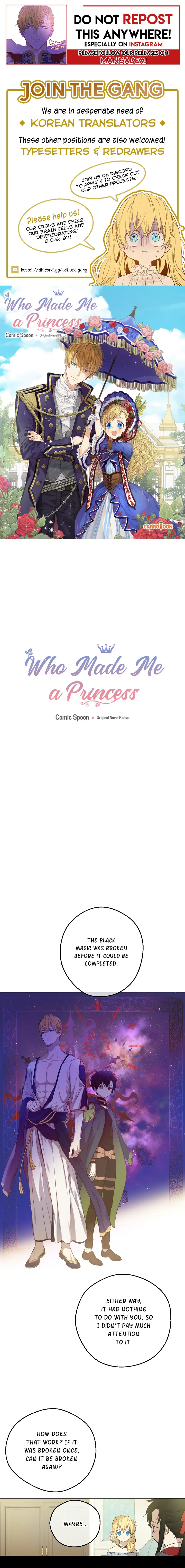 Who Made Me a Princess? Chapter 71 page 1