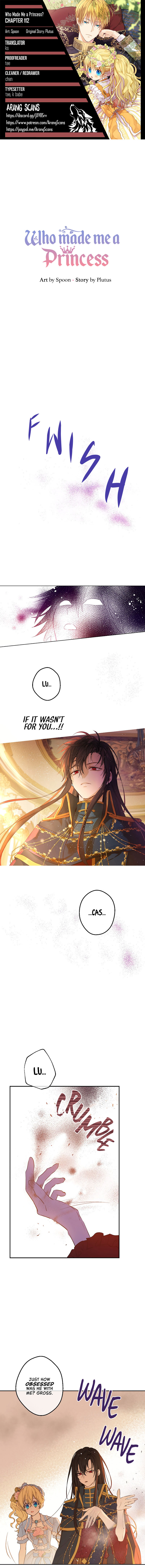Who Made Me a Princess? Chapter 112 page 1