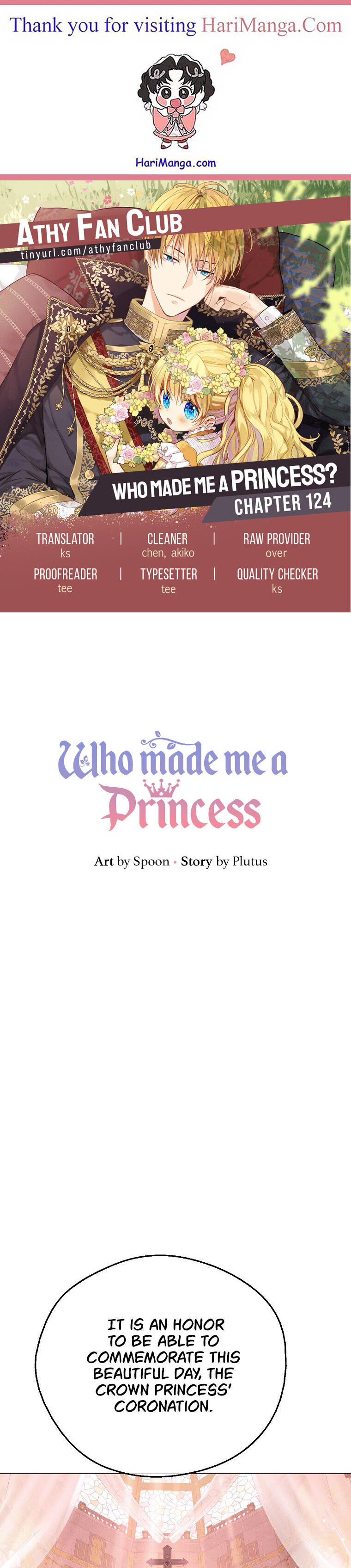 Who Made Me a Princess? Chapter 124 page 1