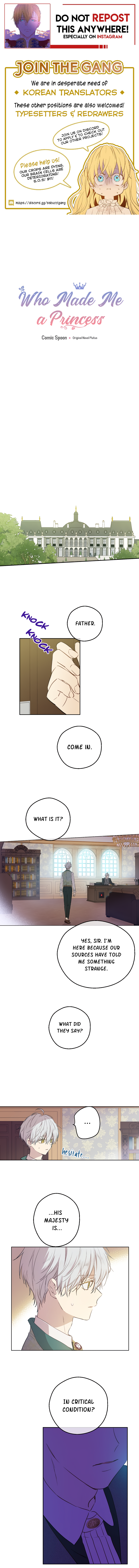 Who Made Me a Princess? Chapter 85 page 1