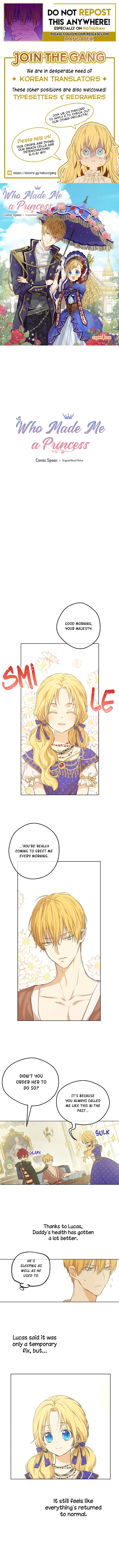 Who Made Me a Princess? Chapter 72 page 1