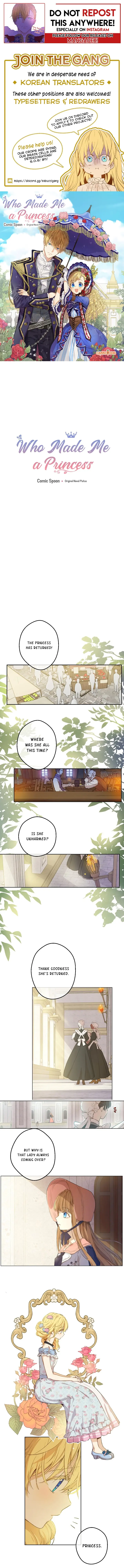 Who Made Me a Princess? Chapter 69 page 1