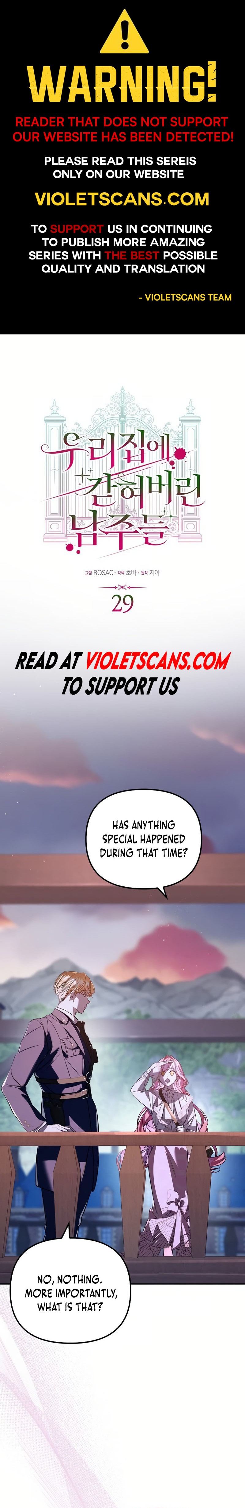 Trapped at Home With the Male Leads Chapter 29 page 1