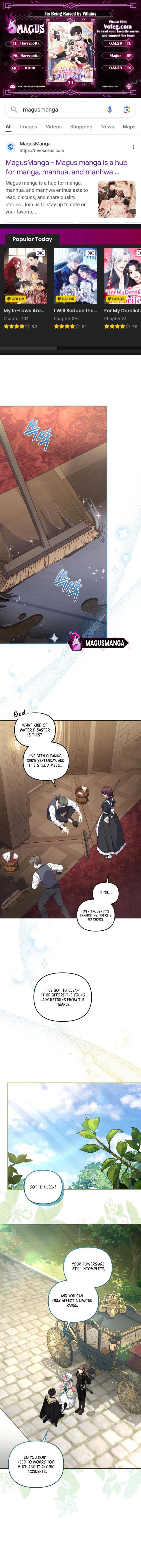 Being Raised by Villains Chapter 71 page 1